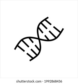 DNA vector icon symbol design