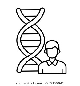 Dna vector icon which can easily modify or edit

