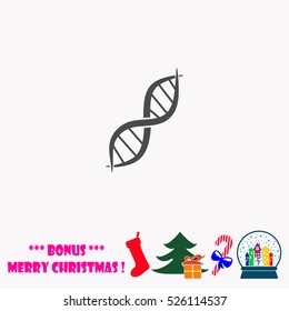 DNA  vector illustration.