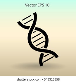 DNA vector illustration