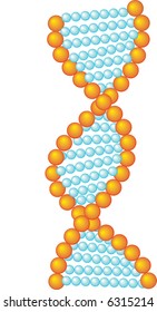 DNA. Vector illustration