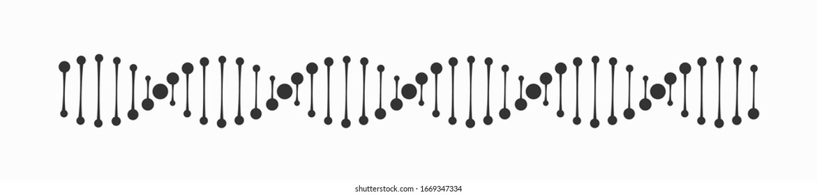 DNA vector illustration. Genetic engineering concept