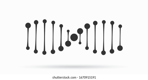 DNA vector illustration. Genetic engineering concept