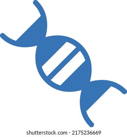 DNA Vector illustration on a transparent background.Premium quality symbols.Glyphs vector icon for concept and graphic design.