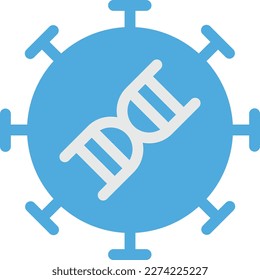 dna Vektorgrafik auf transparentem Hintergrund. Hochwertige Symbole. Zeilenfarbige Vektorsymbole für Konzept und Grafikdesign.