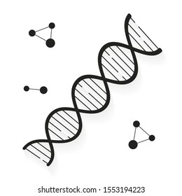 DNA Vector illustration Suitable For Greeting Card, Poster Or T-shirt Printing.