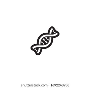 DNA vector isolated icon illustration. DNA Illustration