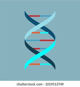 DNA Vector Isometric Icon