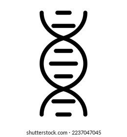 DNA Vector Line Icon Design