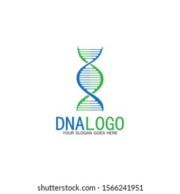 DNA vector logo design template.modern medical logotype.laboratory science icon symbol.colorful pharmacology sign-vector