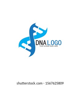 DNA vector logo design template.modern medical logotype.laboratory science icon symbol.colorful pharmacology sign-vector