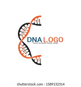 DNA vector logo design template.modern medical logotype.laboratory science icon symbol.colorful pharmacology sign-vector