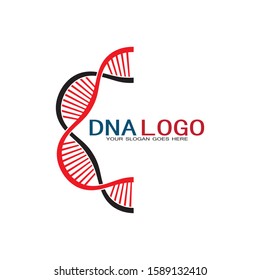 DNA vector logo design template.modern medical logotype.laboratory science icon symbol.colorful pharmacology sign-vector