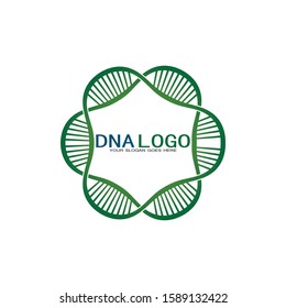 DNA vector logo design template.modern medical logotype.laboratory science icon symbol.colorful pharmacology sign-vector