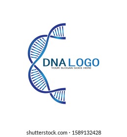 DNA vector logo design template.modern medical logotype.laboratory science icon symbol.colorful pharmacology sign-vector
