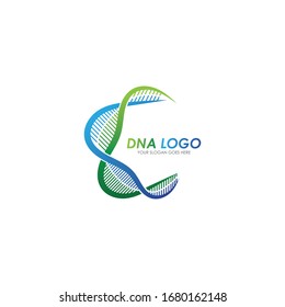 DNA vector logo design template.modern medical logotype.laboratory science icon symbol.colorful pharmacology sign-vector