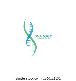DNA vector logo design template.modern medical logotype.laboratory science icon symbol.colorful pharmacology sign-vector