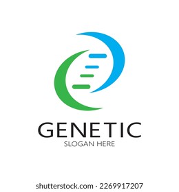 DNA vector logo design template.modern medical logotype.laboratory science icon symbol.colorful pharmacology sign-vector