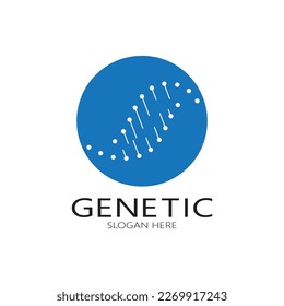 DNA vector logo design template.modern medical logotype.laboratory science icon symbol.colorful pharmacology sign-vector