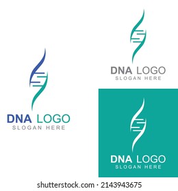 DNA vector logo. Modern medical logo, with vector design
