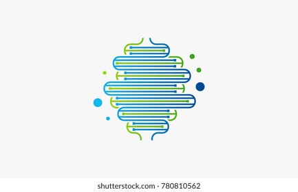 DNA Wallpaper designs, gen Wallpaper designs vector illustration