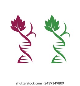 DNA Wine Logo Design Concept