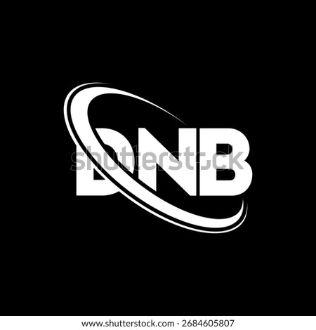 DNB logo. DNB letter. DNB letter logo design. Initials DNB logo linked with circle and uppercase monogram logo. DNB-typography for technology, business and real estate brand.