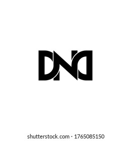 dnd letter original monogram logo design svg