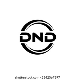 DND Logo Design, Inspiration for a Unique Identity. Modern Elegance and Creative Design. Watermark Your Success with the Striking this Logo.