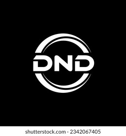 DND Logo Design, Inspiration for a Unique Identity. Modern Elegance and Creative Design. Watermark Your Success with the Striking this Logo.