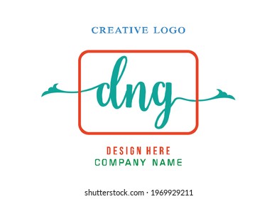 DNG lettering logo is simple, easy to understand and authoritative