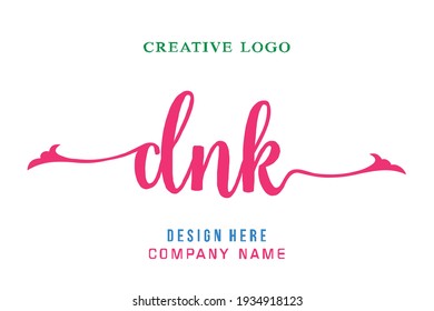 El logotipo de la inscripción DNK es sencillo, fácil de entender y autoritario