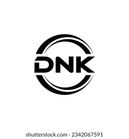 DNK Logo Design, Inspiration für eine einzigartige Identität. Modernes Eleganz und kreatives Design. Markieren Sie Ihren Erfolg mit dem Markieren dieses Logos.