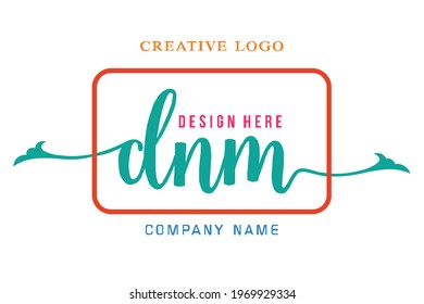 DNM lettering logo is simple, easy to understand and authoritative