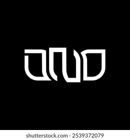 Diseño del logotipo de DNO, logotipo simple y moderno de DNO. Diseño de alfabeto de lujo DNO  