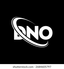 DNO logo. DNO letter. DNO letter logo design. Initials DNO logo linked with circle and uppercase monogram logo. DNO-typography for technology, business and real estate brand.