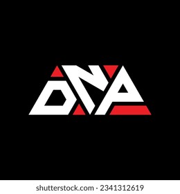 Diseño del logotipo de la letra triangular DNP con forma triangular. Monograma de diseño del logotipo del triángulo DNP. Plantilla de logotipo vectorial de triángulo DNP con color rojo. Logo triangular del DNP Diseño sencillo, elegante y lujoso.