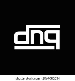 Dnq Initial Logo Vector Image Stock Vector (royalty Free) 2067082034 