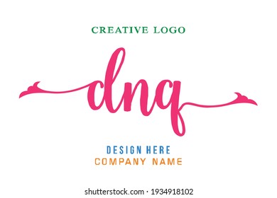 DNQ lettering logo is simple, easy to understand and authoritative