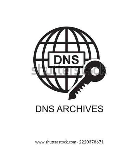 dns archives icon , communication icon