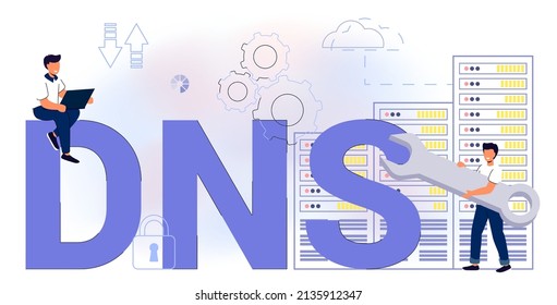 DNS Domain Name System Server Dezentralisiertes Benennungssystem für Computer, Geräte, Dienste, andere Ressourcen Digitale Systemanalyse von Business Server, Überwachung des digitalen Raums Testen Rechenzentrum