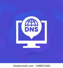 DNS Icon For Web And Apps