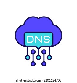 DNS Icon For Web And Apps
