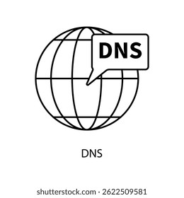 dns icons  symbol vector elements for infographic web