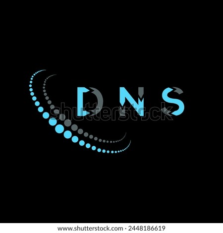 DNS letter logo abstract design. DNS unique design. DNS.
