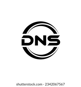 Diseño de logotipos DNS, inspiración para una identidad única. Elegancia moderna y diseño creativo. Marca tu éxito con el impresionante logotipo.