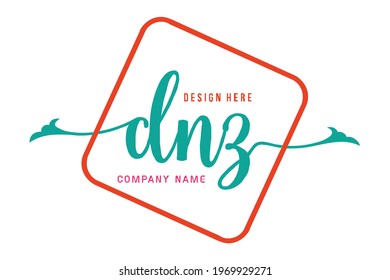 DNZ lettering logo is simple, easy to understand and authoritative