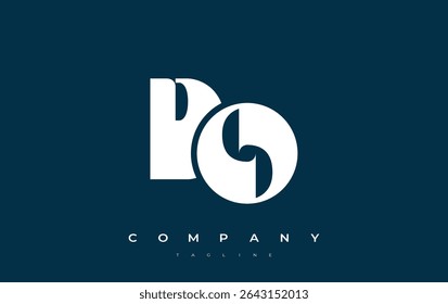 DO Abstract Geometric Logo Design. Modern and elegant logo design with simplistic typography elements, showcasing branding excellence.