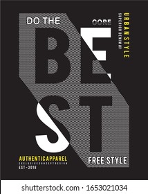 do the best typography for print t shirt 