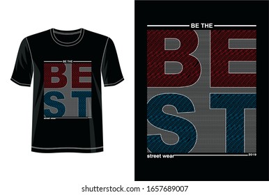 beste Typografie für Print-T-Shirt 